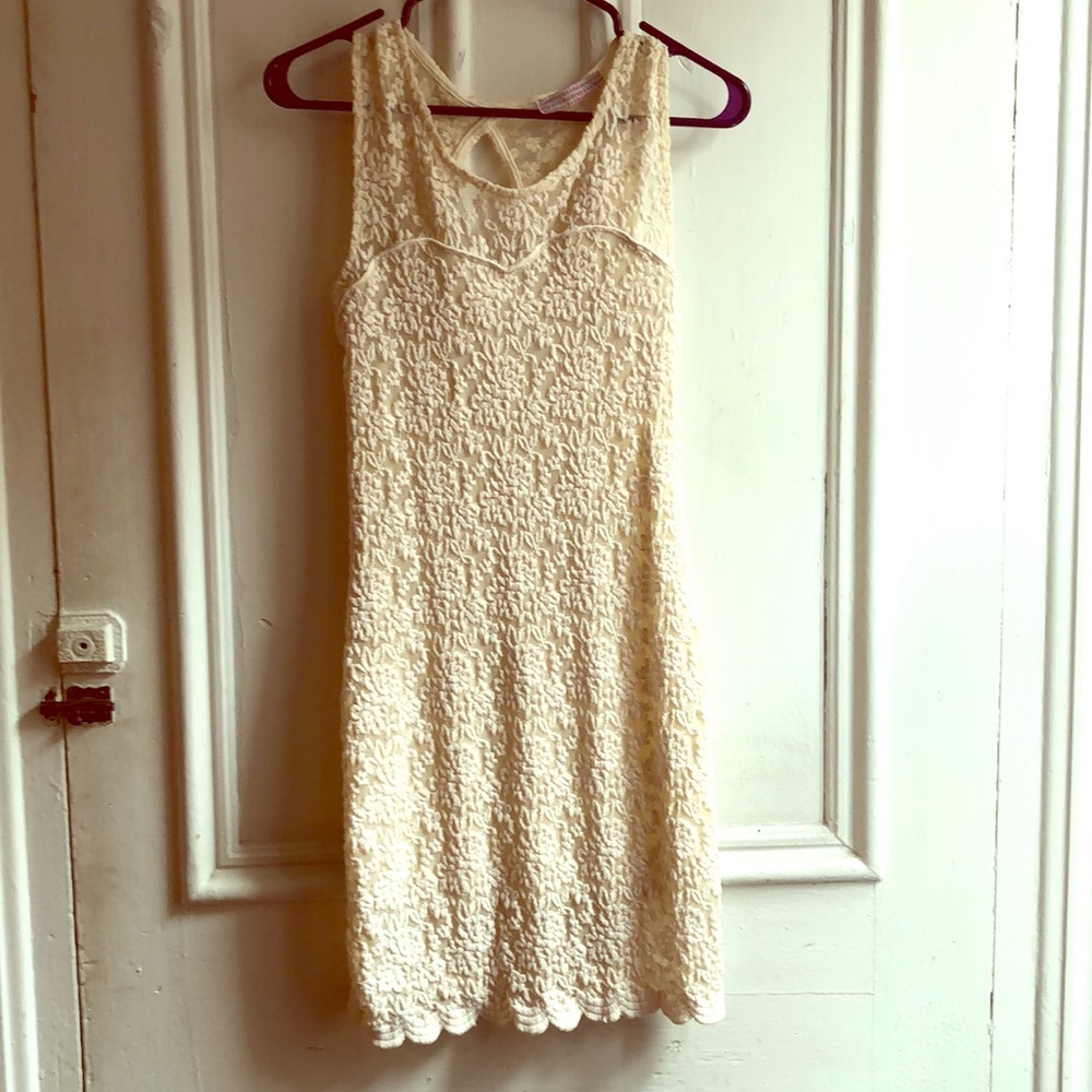 Off white Audrey 3+1 dress.